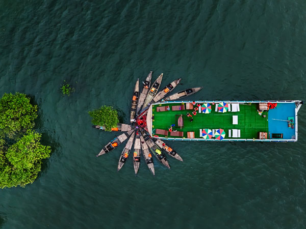 10 - 12 জুলাই: পূর্ণিমার আলোতে বৈঠা হাউসবোটে টাঙ্গুয়ার হাওর ট্যুর, STG এর সাথে